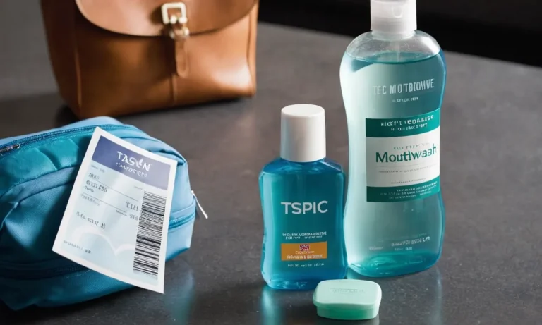 Can I Bring Mouthwash On A Plane? Everything You Need To Know