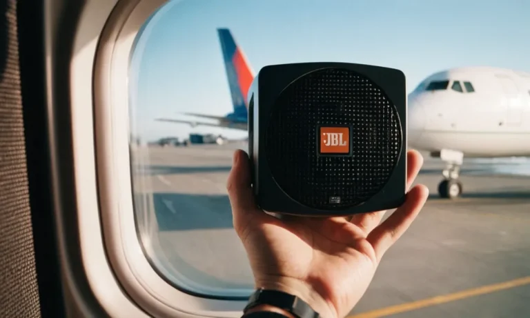 Can You Bring JBL Speakers On A Plane? A Detailed Guide