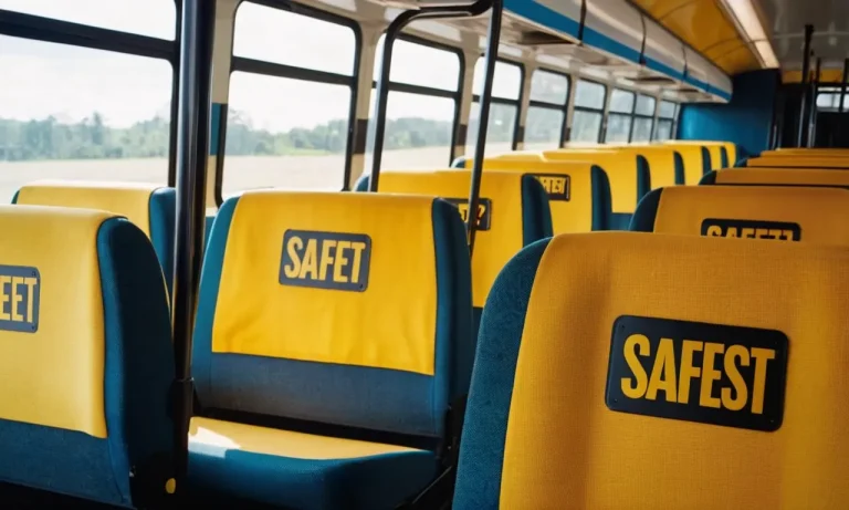 The Safest Seat On A Bus: A Detailed Guide