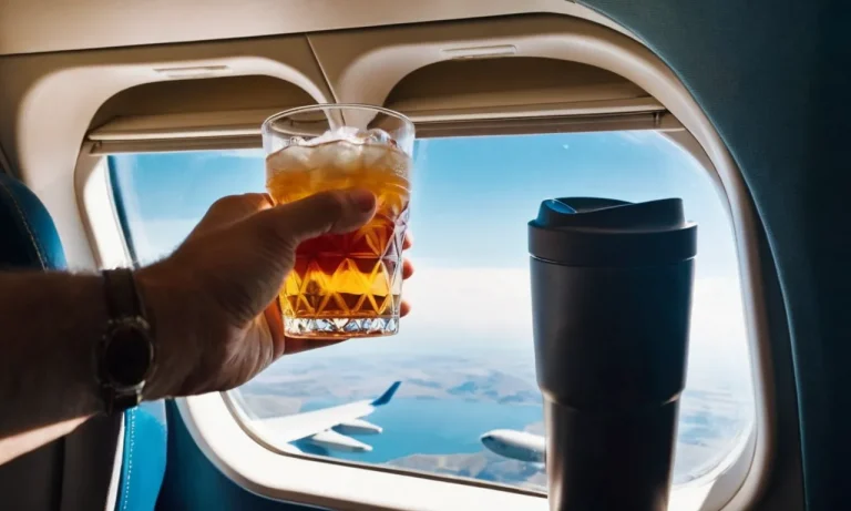 Can You Bring A Tumbler On A Plane? A Detailed Guide