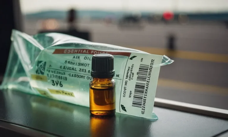 Can You Bring Essential Oils On A Plane? Everything You Need To Know