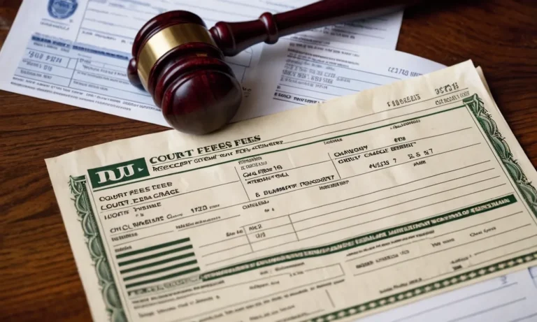 Court Fees For A Dui: A Detailed Breakdown