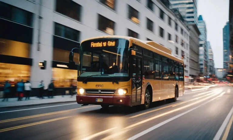 How Fast Can A Bus Go? A Detailed Look At Bus Speed Limits
