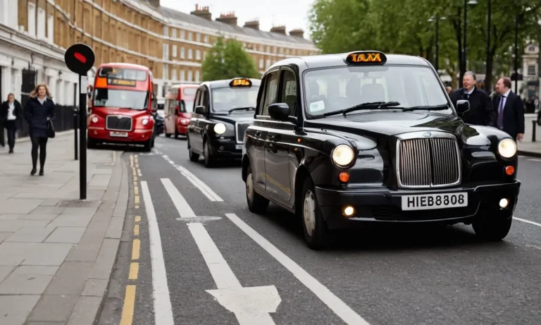How Much Does A Taxi Cost In London? A Detailed Guide