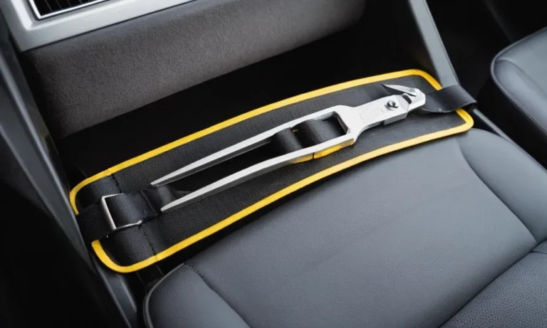 How To Remove A Seat Belt: A Step-By-Step Guide