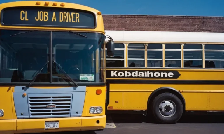 Is Being A Bus Driver A Good Job? An In-Depth Look At The Pros And Cons