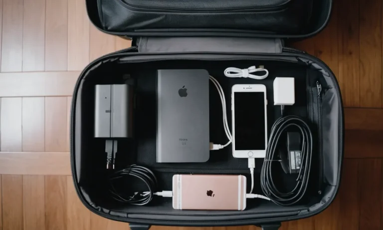 Can You Take A Phone Charger In Carry-On Luggage?
