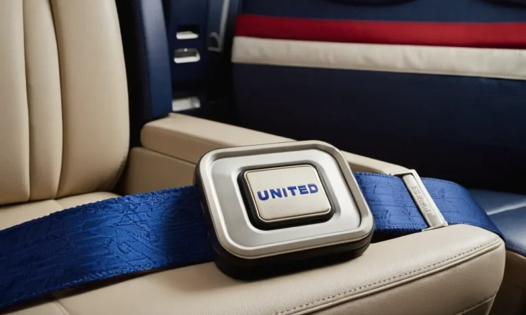 Everything You Need To Know About United Airlines Seat Belt Extenders