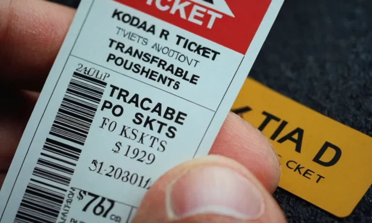 What Does Non Transferable Ticket Mean? A Detailed Explanation