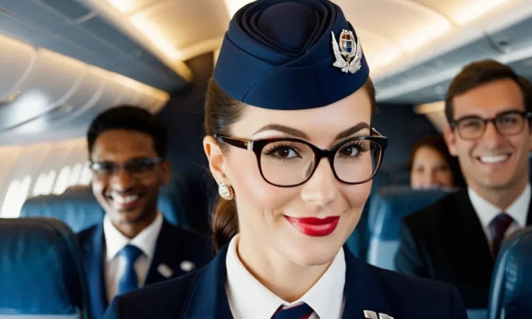 Can Flight Attendants Wear Glasses?
