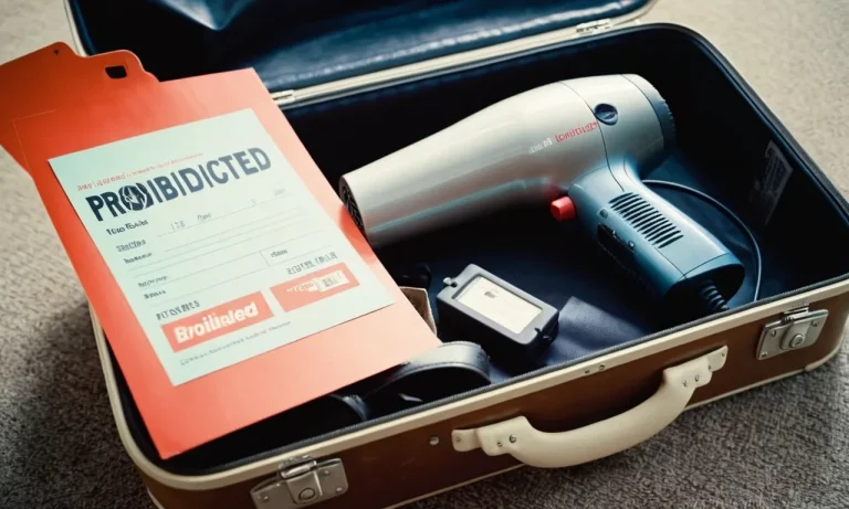 Can I Bring A Hair Dryer On A Plane? Everything You Need To Know
