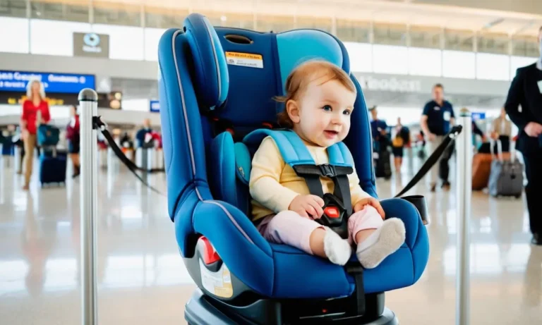 How To Check A Car Seat At The Airport: A Step-By-Step Guide
