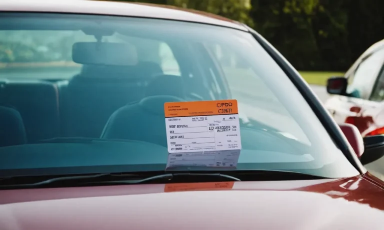 What To Do If You Get A Parking Ticket In A Rental Car