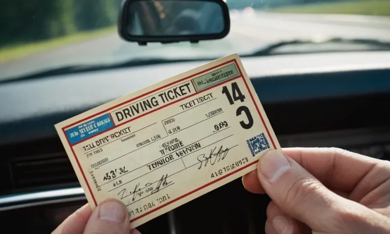 What Happens If You Get A Ticket For No License?